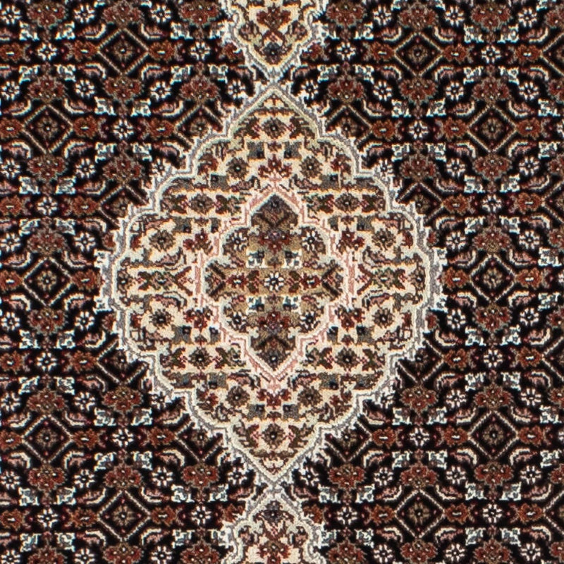 Loper Perzisch tapijt - Tabriz - 396 x 82 cm - donkerblauw