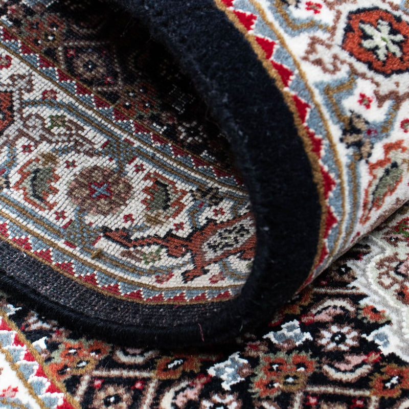 Loper Perzisch tapijt - Tabriz - 396 x 82 cm - donkerblauw