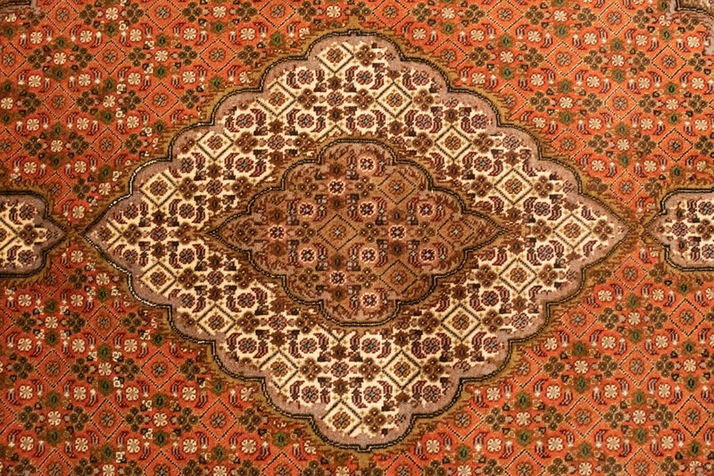 Perzisch tapijt - Tabriz - 205 x 145 cm - roest