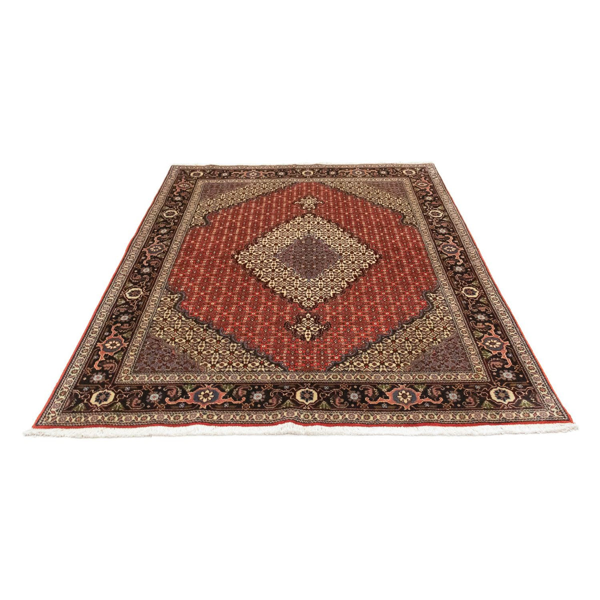 Perzisch tapijt - Tabriz - 208 x 146 cm - licht rood