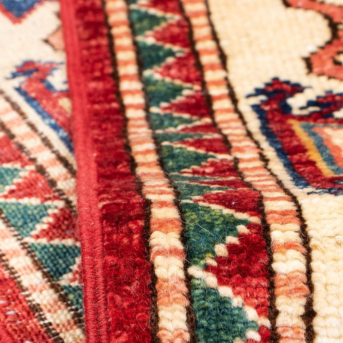 Loper Ziegler Tapijt - Kazak - 312 x 77 cm - donkerrood