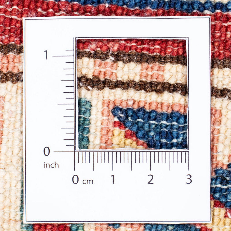 Loper Ziegler Tapijt - Kazak - 327 x 79 cm - donkerrood