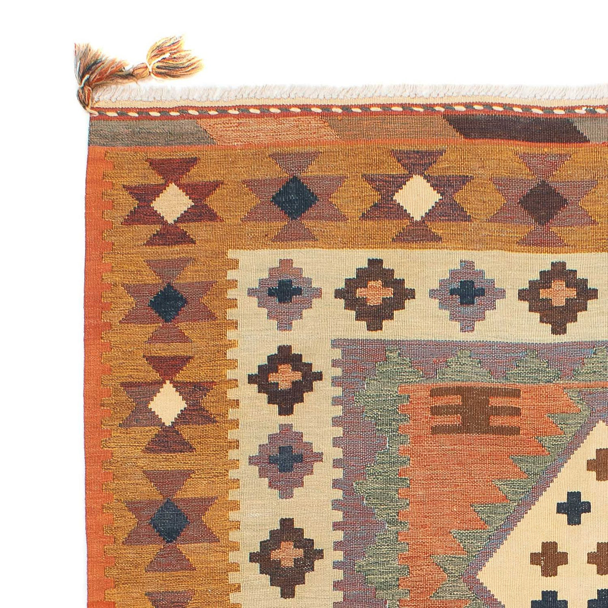 Kelim tapijt - Oosters - 205 x 144 cm - veelkleurig