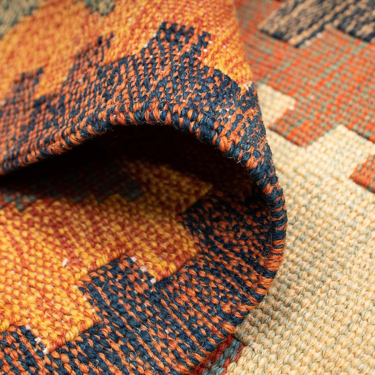 Kelim tapijt - Oosters - 200 x 144 cm - bruin