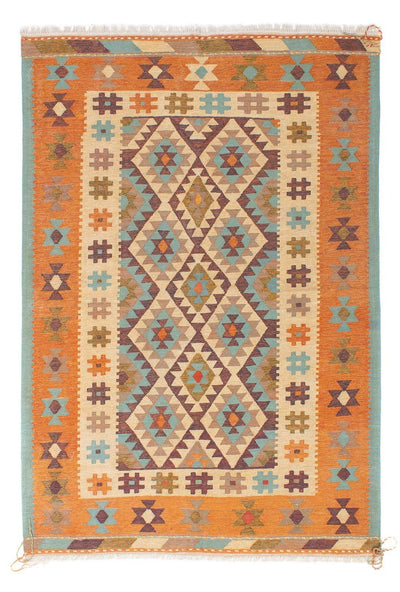 Moderne kilim Tapijt 155x205cm - Wollen tapijt
