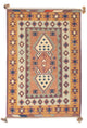 Moderne kilim Tapijt 208x143cm - Wollen tapijt