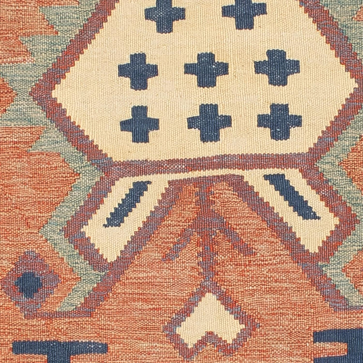 Kelim tapijt - Trendy - 208 x 143 cm - veelkleurig