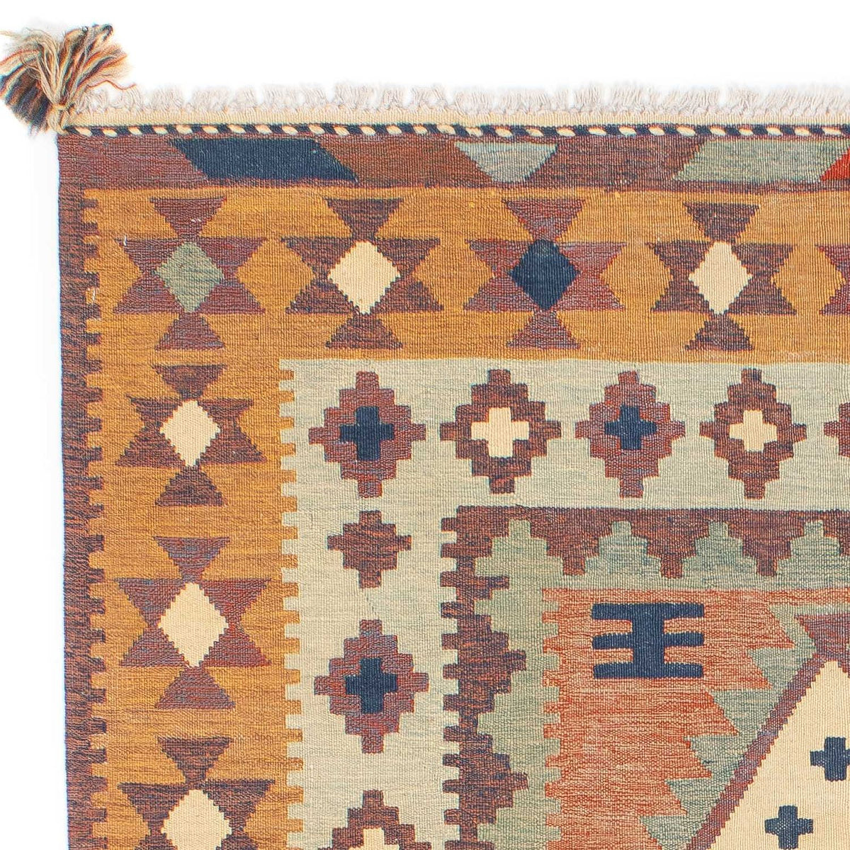 Kelim tapijt - Trendy - 208 x 143 cm - veelkleurig