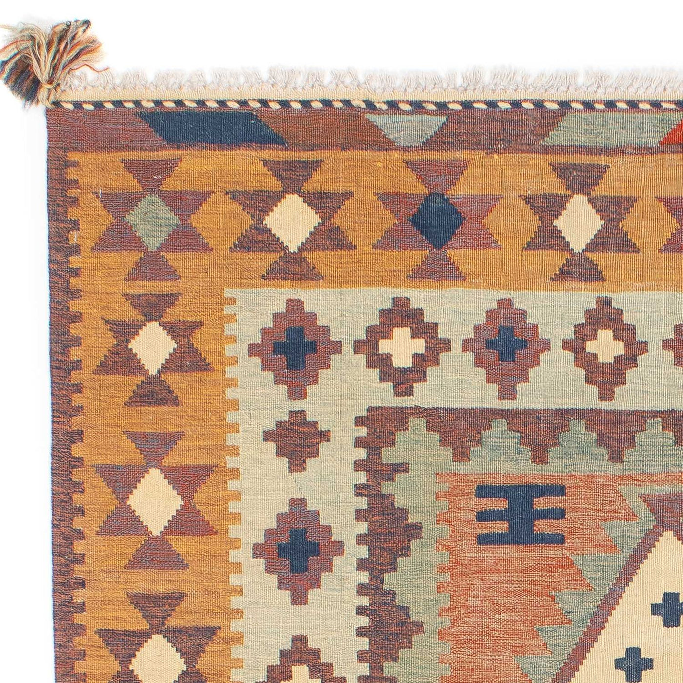 Moderne kilim Tapijt 208x143cm - Wollen tapijt