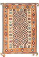 Moderne kilim Tapijt 203x146cm - Wollen tapijt