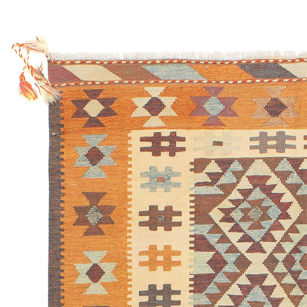 Kelim tapijt - Oosters - 202 x 140 cm - veelkleurig