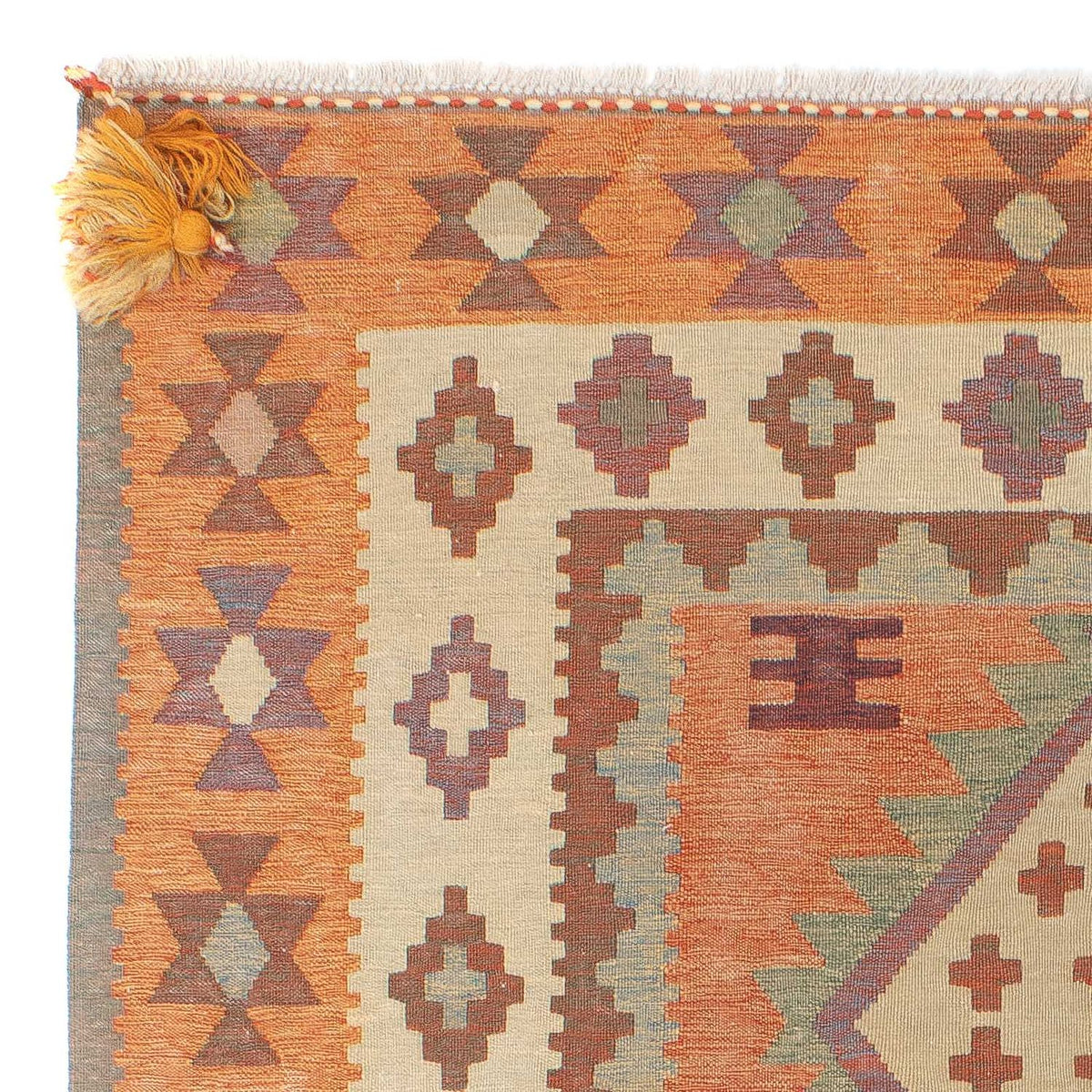 Kelim tapijt - Trendy - 203 x 150 cm - veelkleurig