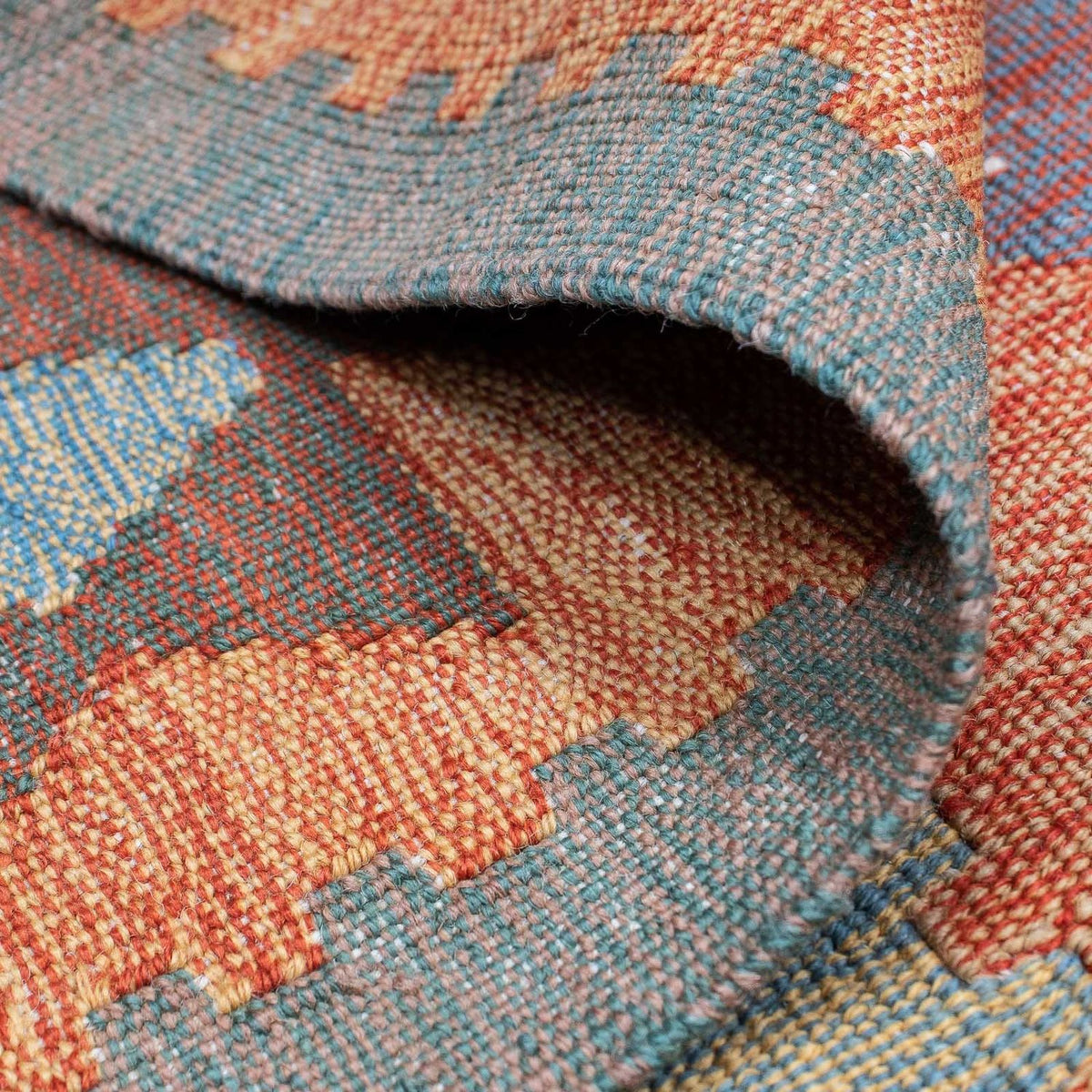 Kelim tapijt - Trendy - 203 x 150 cm - veelkleurig