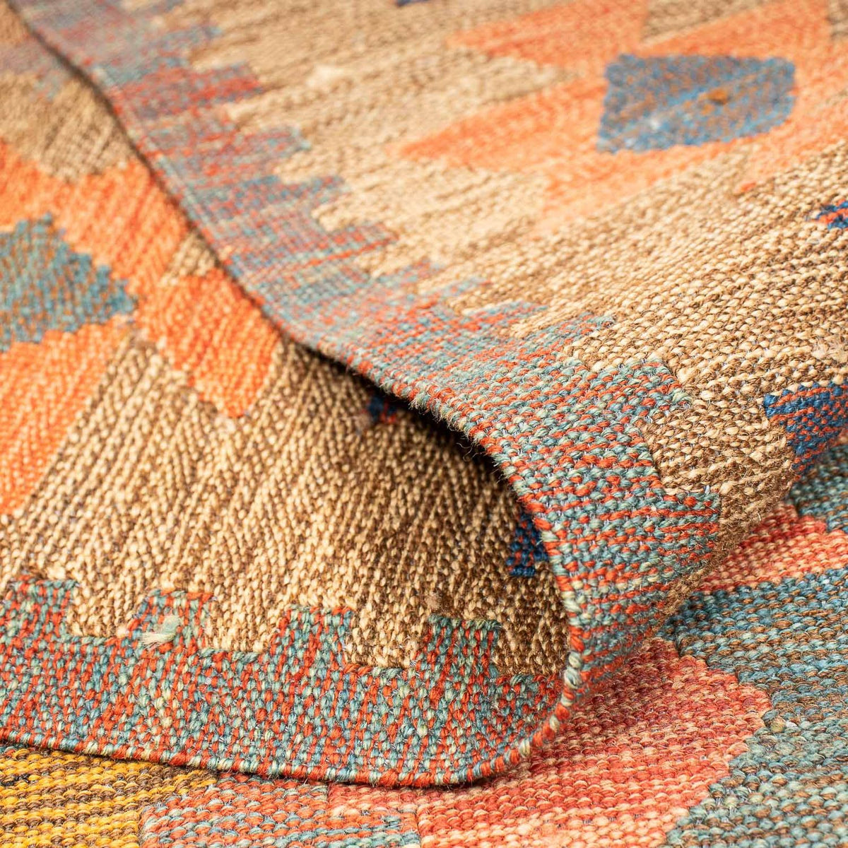 Kelim tapijt - Oosters - 211 x 148 cm - veelkleurig