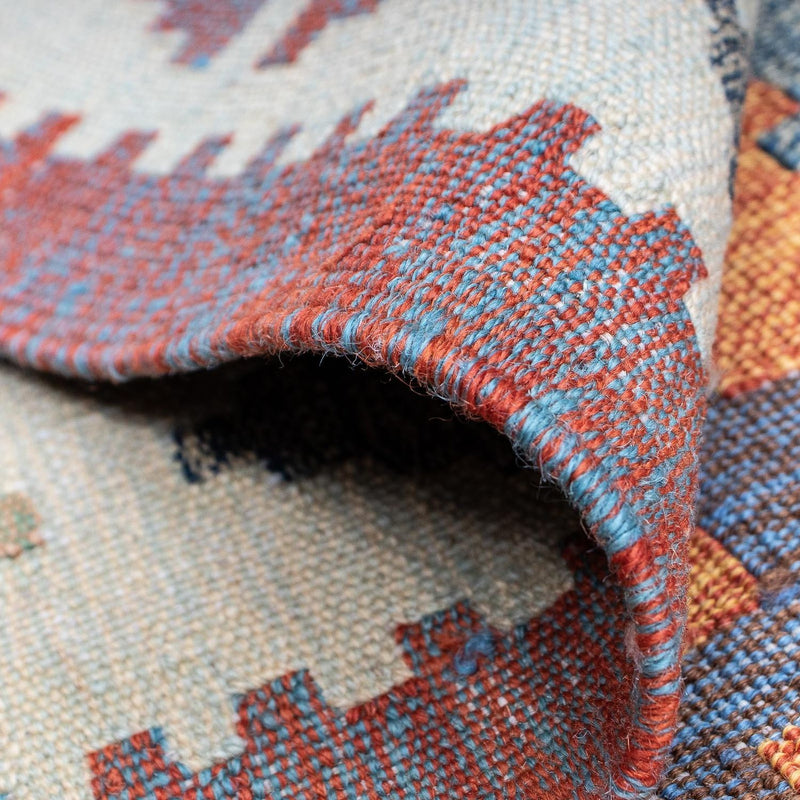 Kelim tapijt - Trendy - 211 x 161 cm - veelkleurig