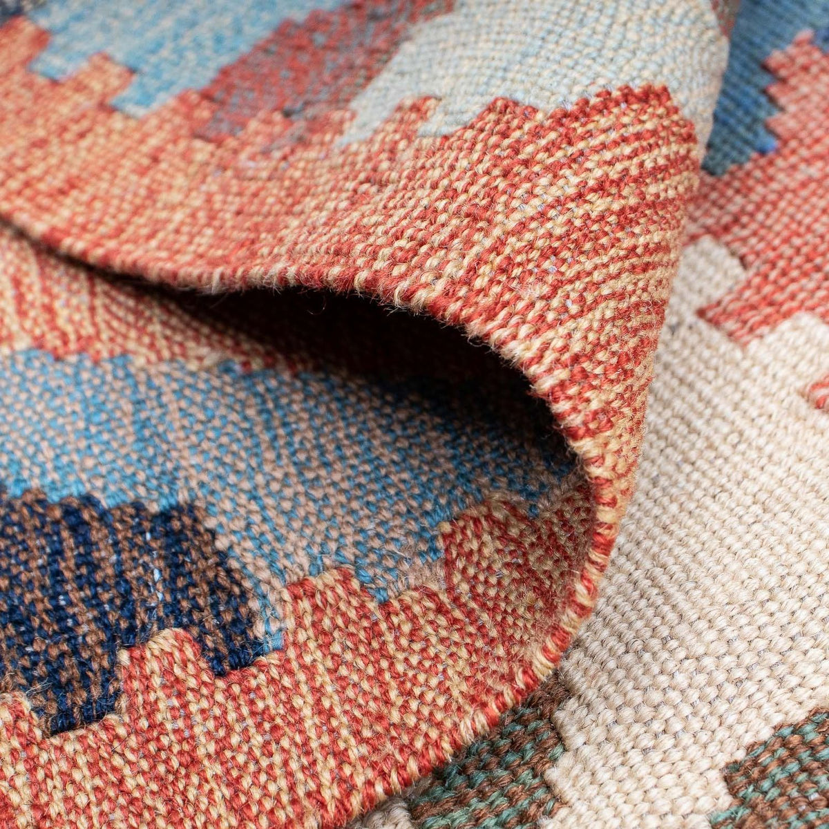 Kelim tapijt - Trendy - 200 x 147 cm - veelkleurig