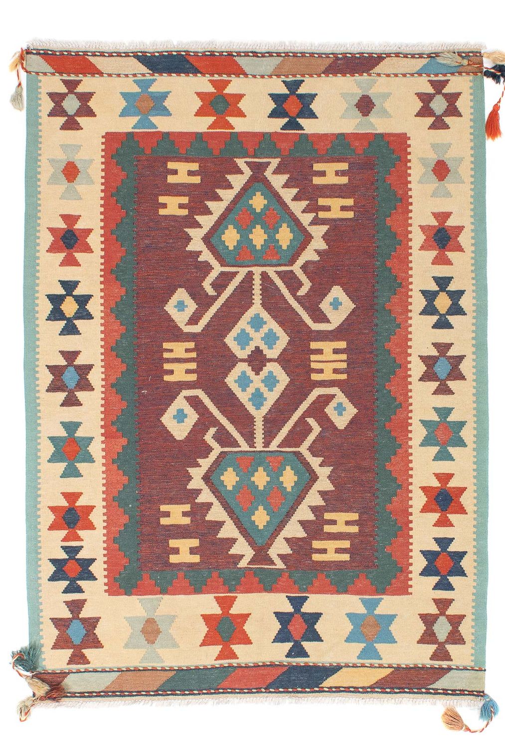 Kelim tapijt - Trendy - 181 x 121 cm - veelkleurig