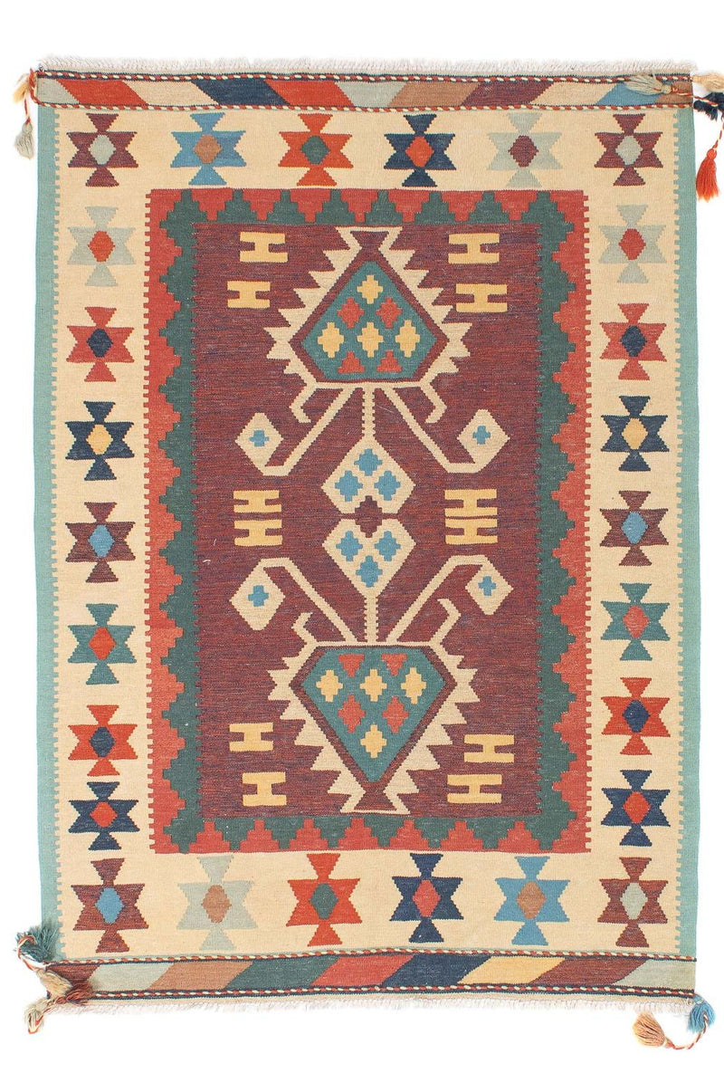 Kelim tapijt - Trendy - 181 x 121 cm - veelkleurig