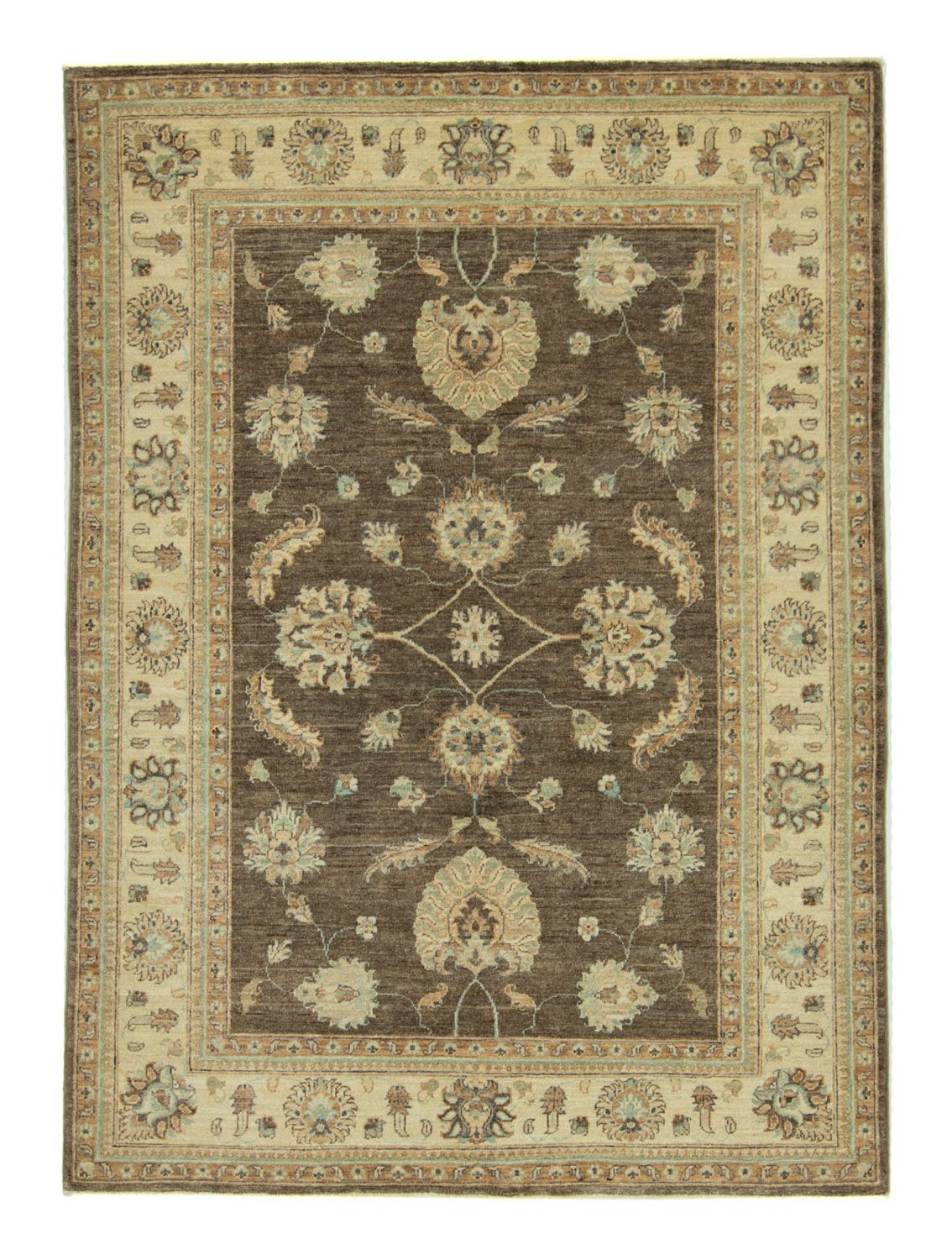 Ziegler tapijt - 199 x 147 cm - taupe