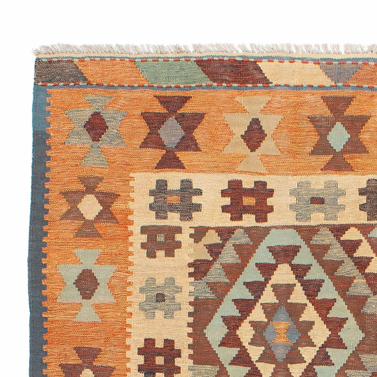 Kelim tapijt - Oosters - 208 x 150 cm - veelkleurig