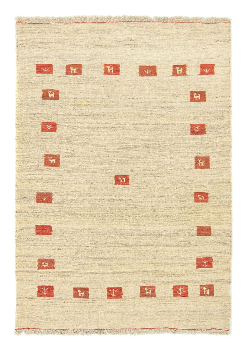 Gabbeh tapijt - Indus - 180 x 120 cm - beige