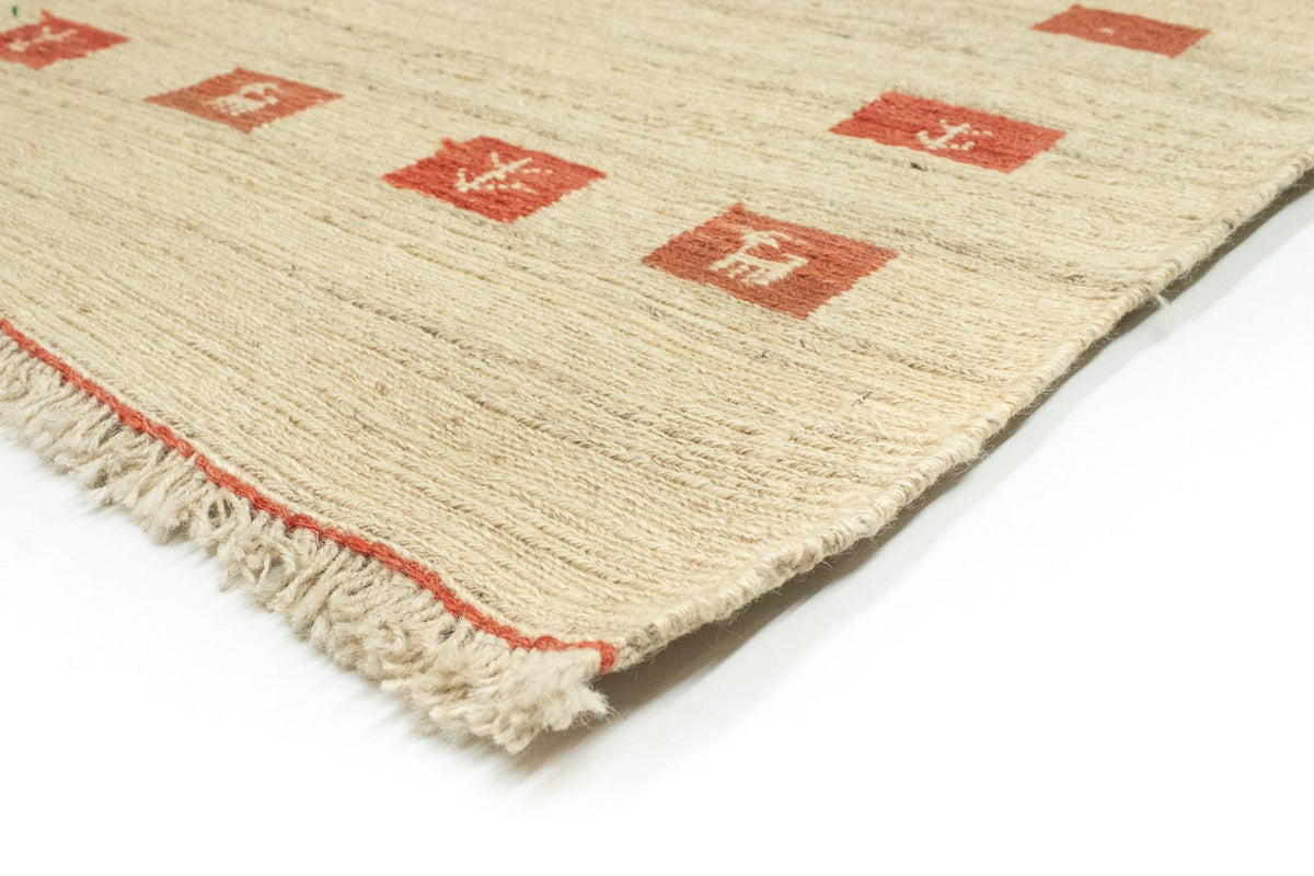 Gabbeh tapijt - Indus - 180 x 120 cm - beige