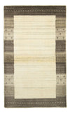 Loribaft Tapijt 90x160cm - Wollen tapijt - Rechthoekig / Beige / 90 x 160 cm Rechthoekig
