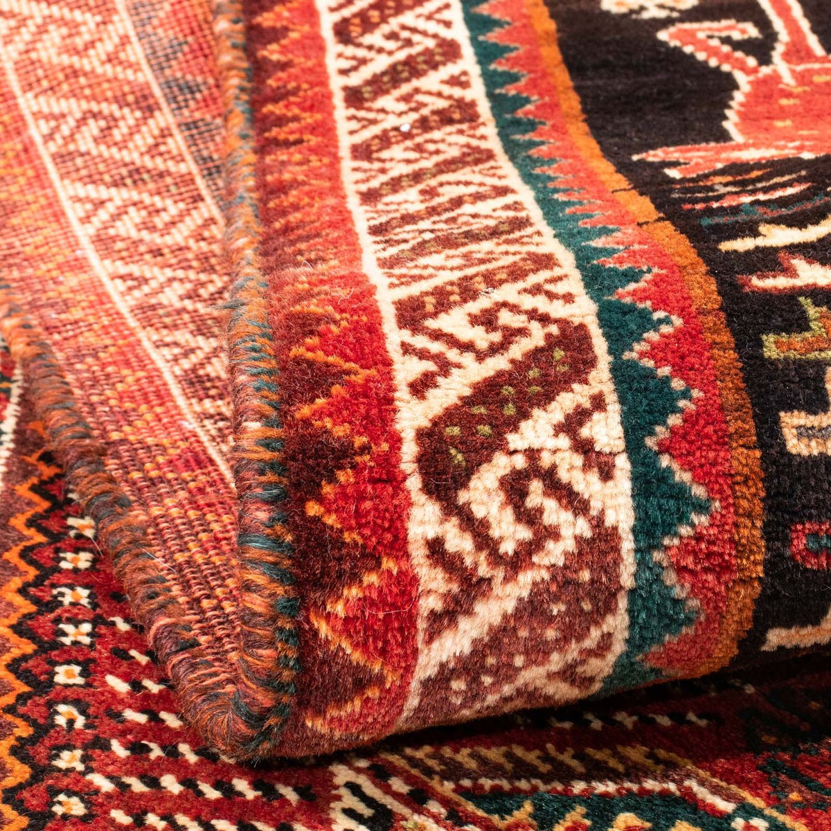 Perzisch Tapijt - Nomadisch - 167 x 127 cm - donkerrood