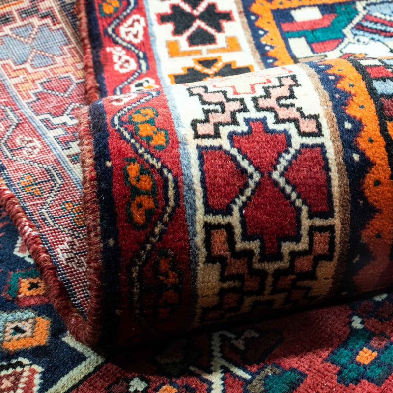 Perzisch Tapijt - Nomadisch - 255 x 163 cm - donkerrood