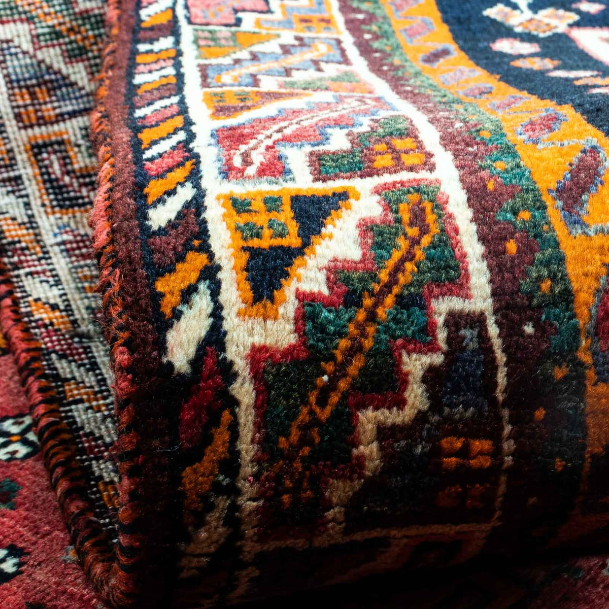 Perzisch Tapijt - Nomadisch - 234 x 155 cm - donkerrood