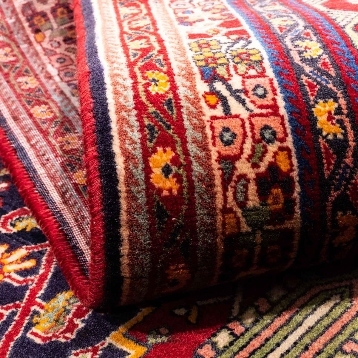 Perzisch Tapijt - Nomadisch - 250 x 152 cm - donkerrood