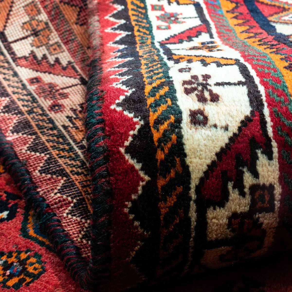 Perzisch Tapijt - Nomadisch - 251 x 168 cm - donkerrood