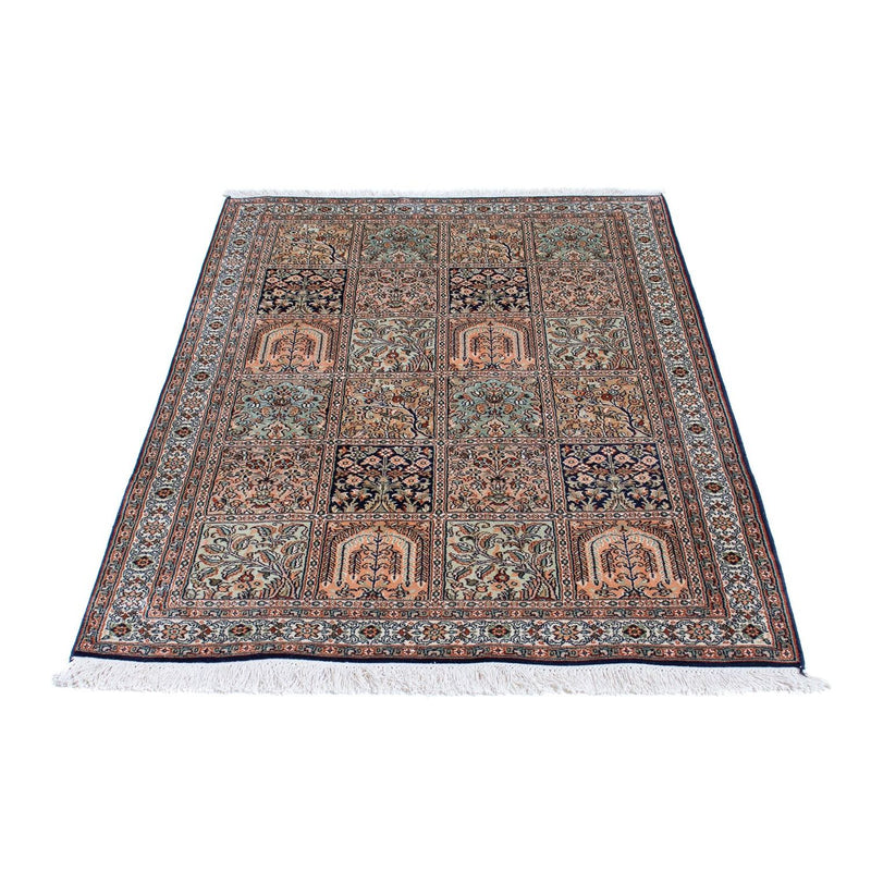 Zijden tapijt - Kashmir Silk - 152 x 94 cm - veelkleurig