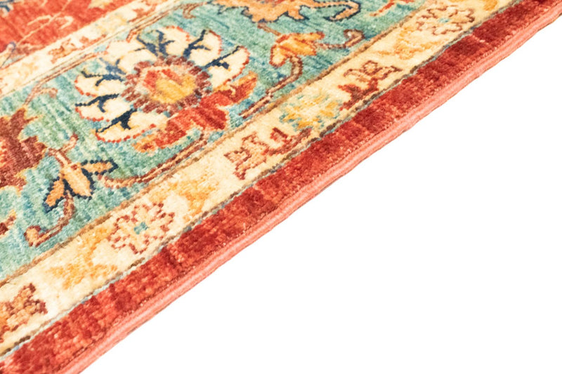 Afghaans tapijt - 201 x 149 cm - rood