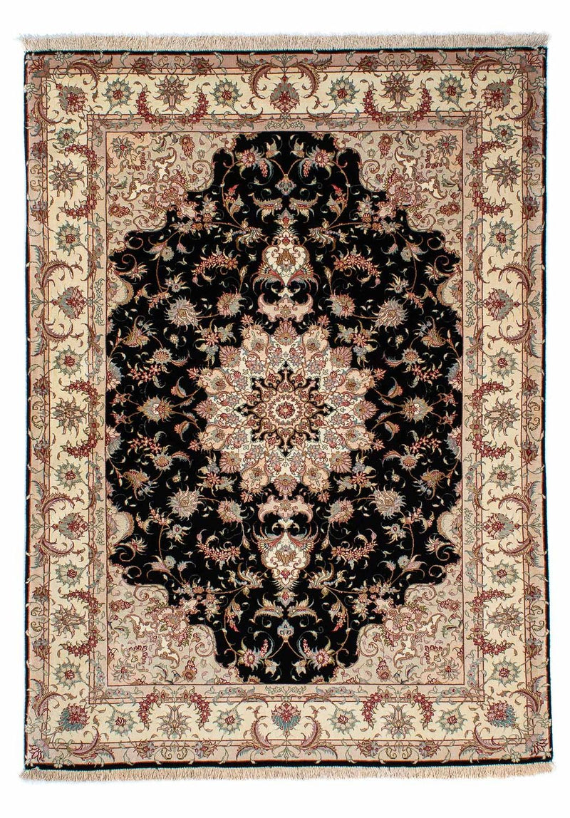 Perzisch tapijt - Tabriz - 213 x 152 cm - donkerblauw