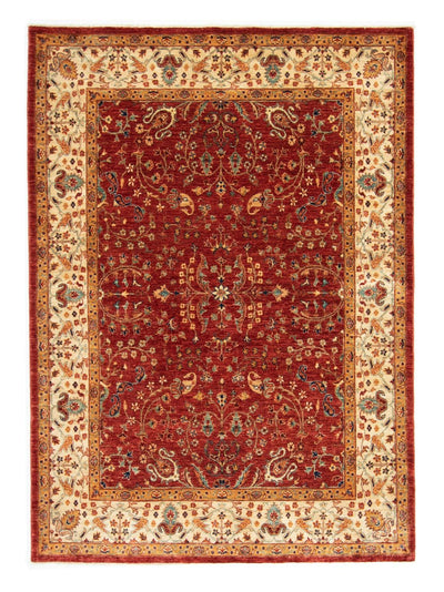 Afghaans tapijt 149x207cm - Oosters Tapijt - rood