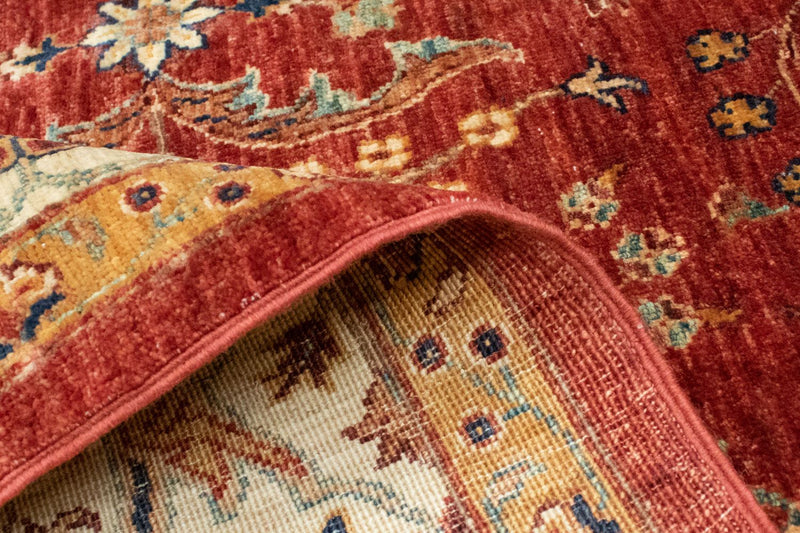 Afghaans tapijt - 207 x 149 cm - rood