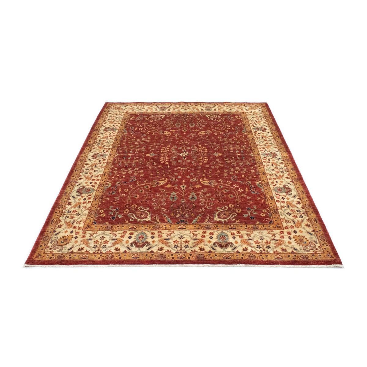 Afghaans tapijt - 207 x 149 cm - rood