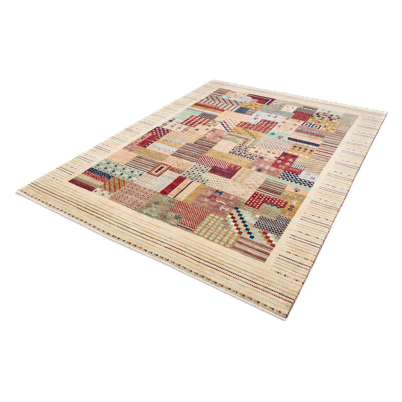 Gabbeh Tapijt - Loribaft Perzisch - 235 x 173 cm - beige