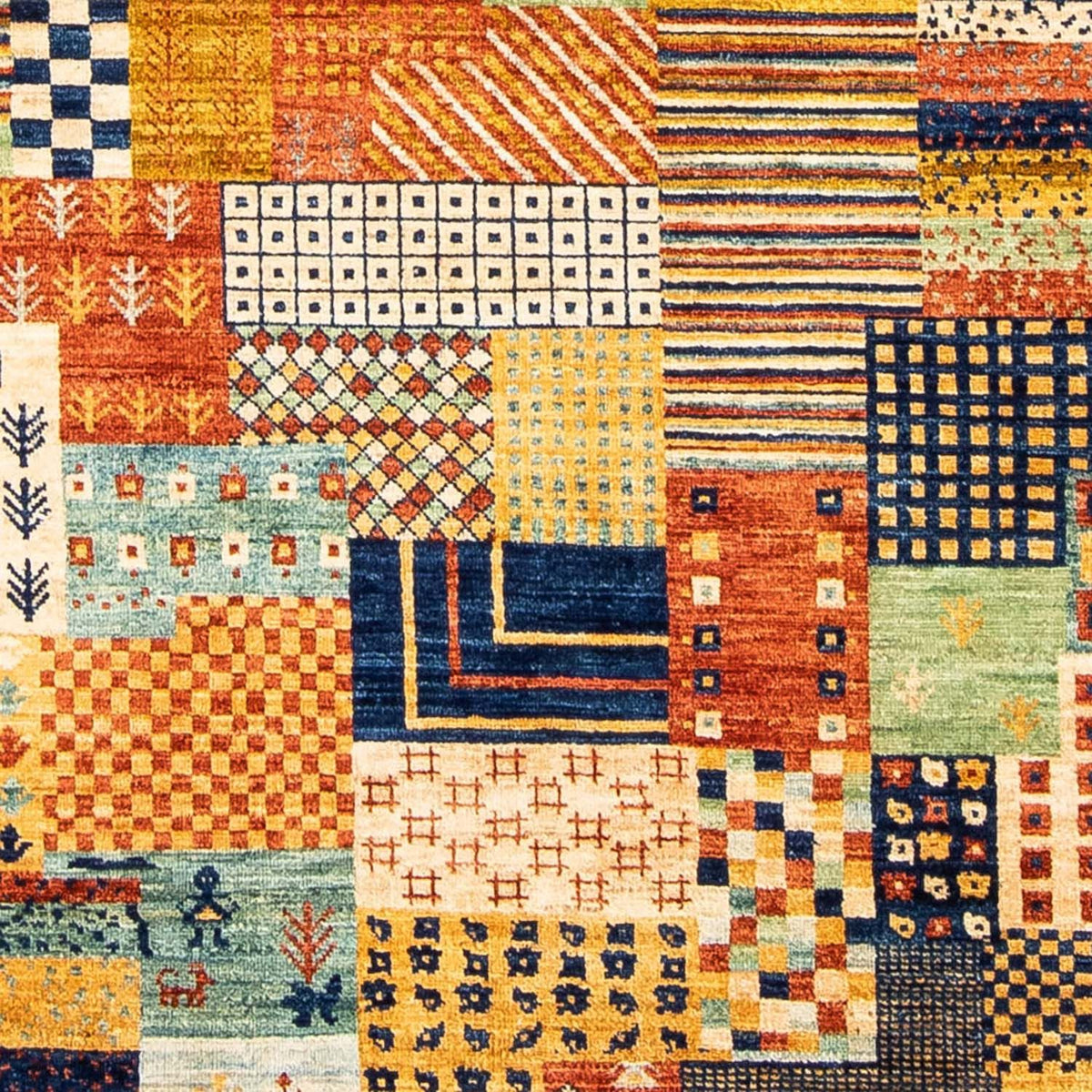 Gabbeh Tapijt - Loribaft Perzisch - 228 x 170 cm - roest