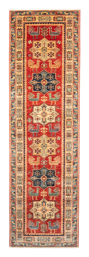 Loper Ziegler Tapijt - Kazak - 266 x 77 cm - rood