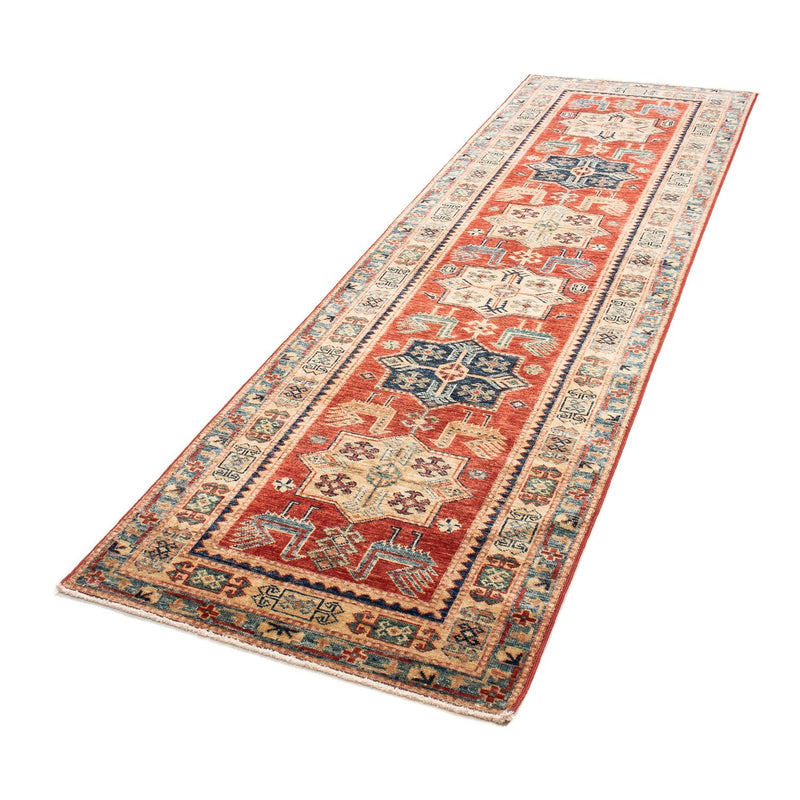 Loper Ziegler Tapijt - Kazak - 266 x 77 cm - rood
