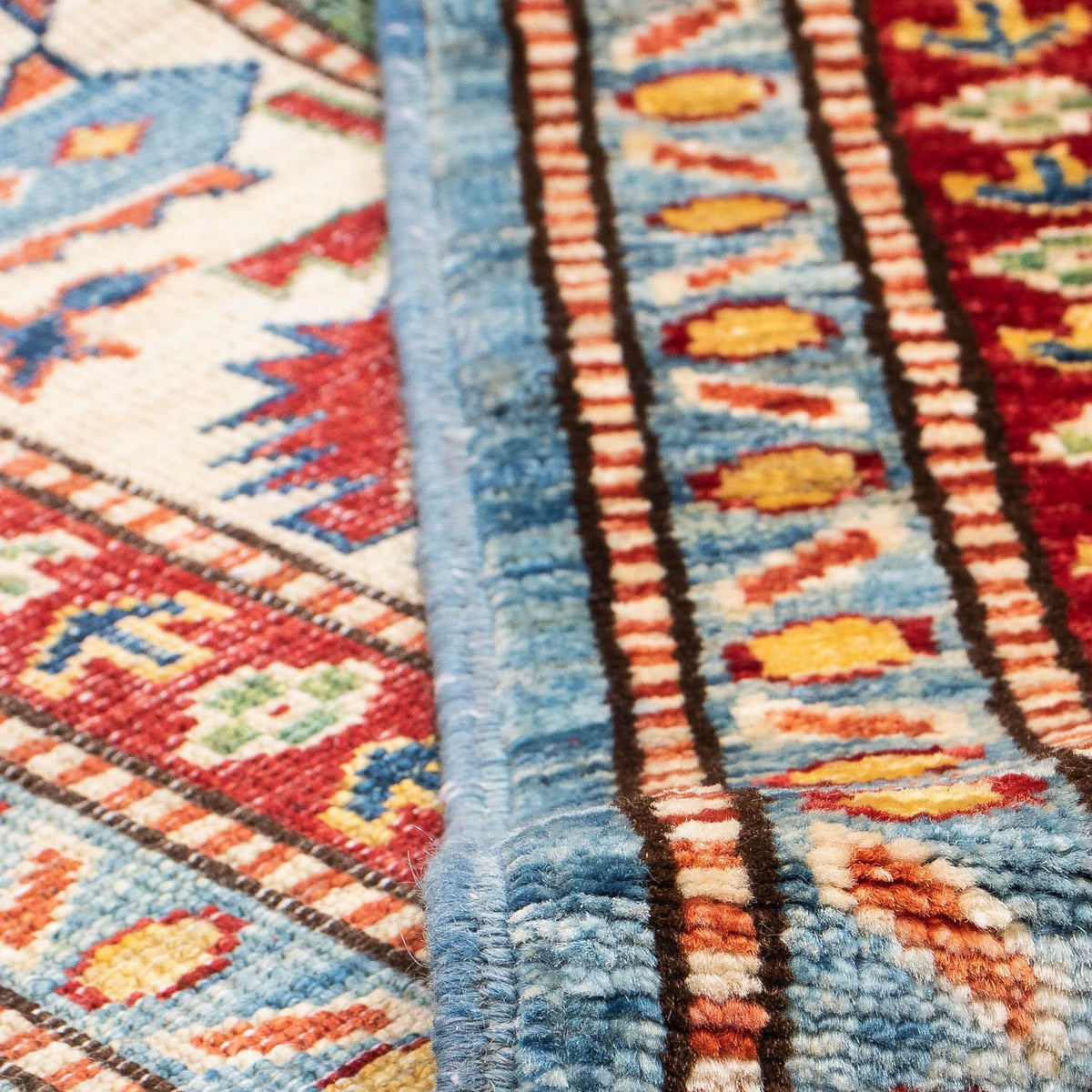 Ziegler Tapijt - Kazak - 233 x 184 cm - lichtblauw