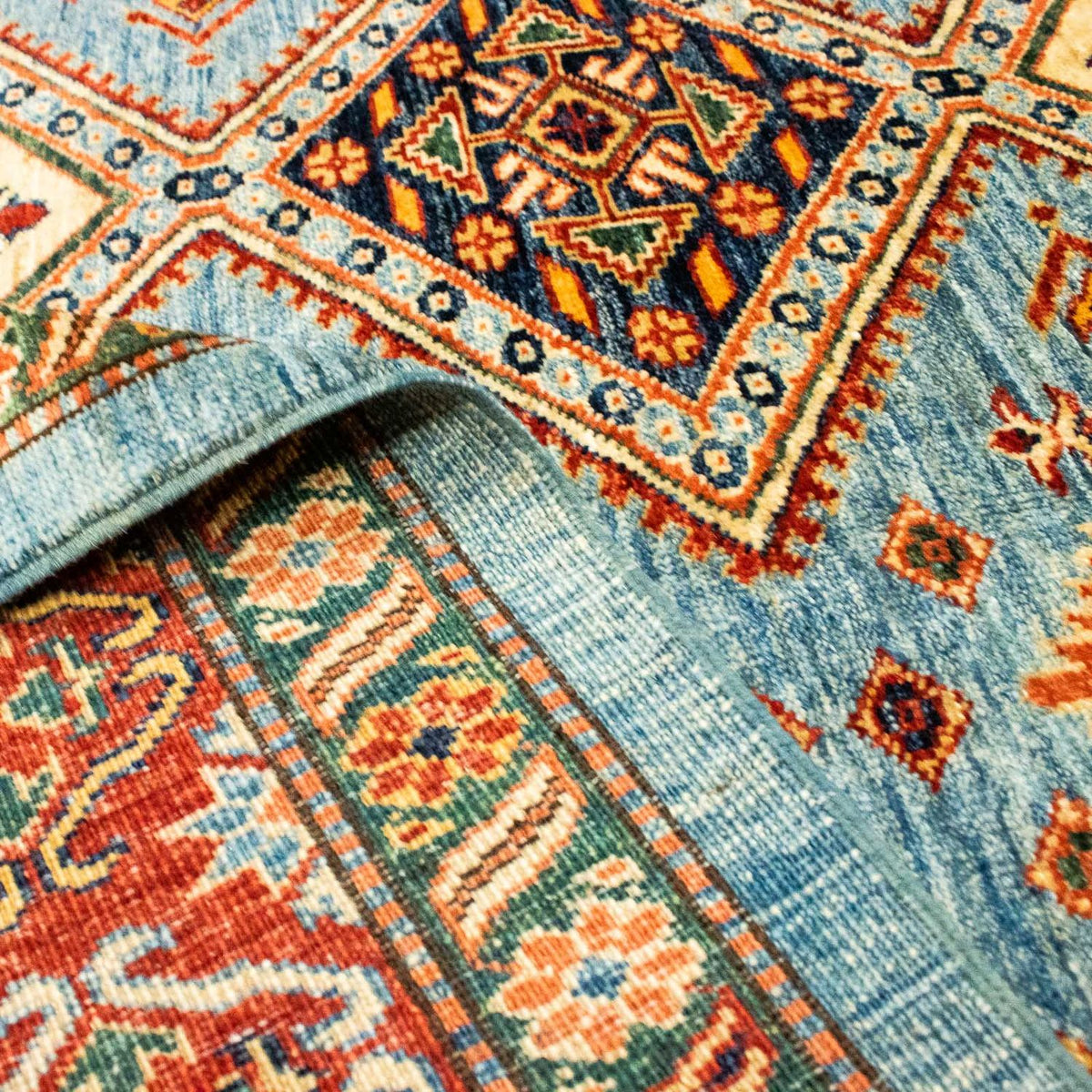 Ziegler Tapijt - Kazak - 271 x 184 cm - lichtblauw