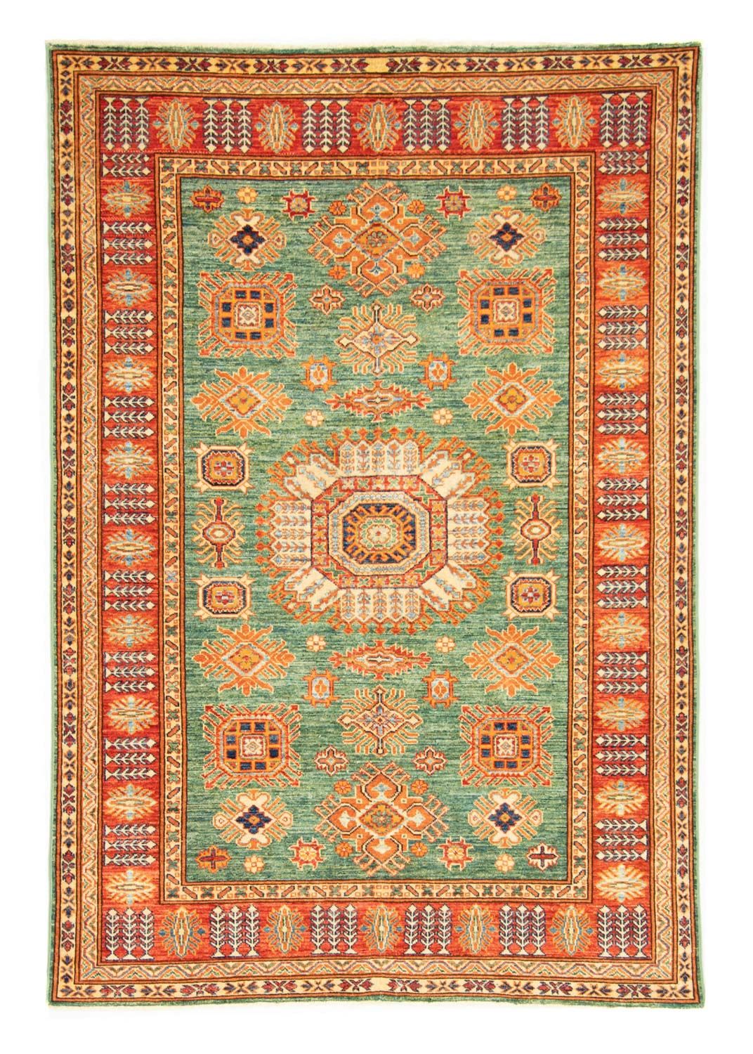 Ziegler Tapijt - Kazak - 211 x 150 cm - groen