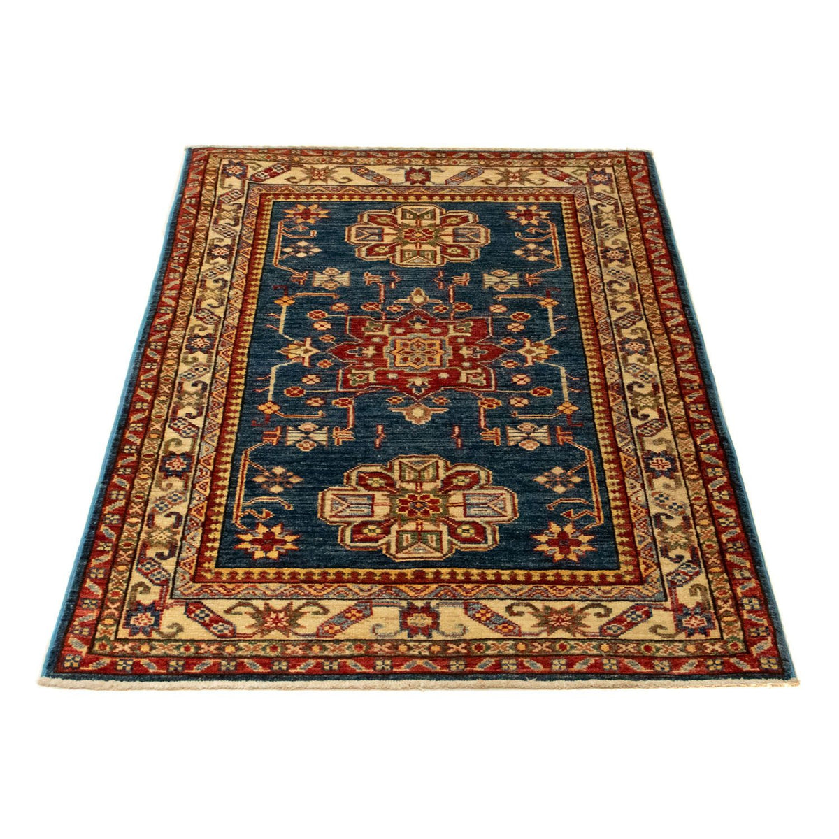 Ziegler Tapijt - Kazak - 126 x 85 cm - blauw