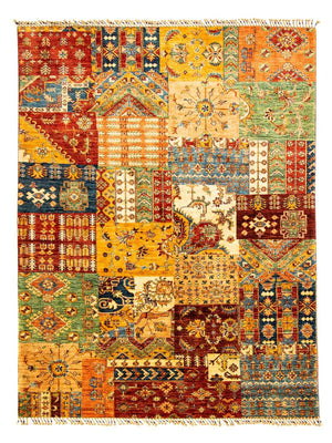 Patchwork tapijt - 247 x 181 cm - veelkleurig
