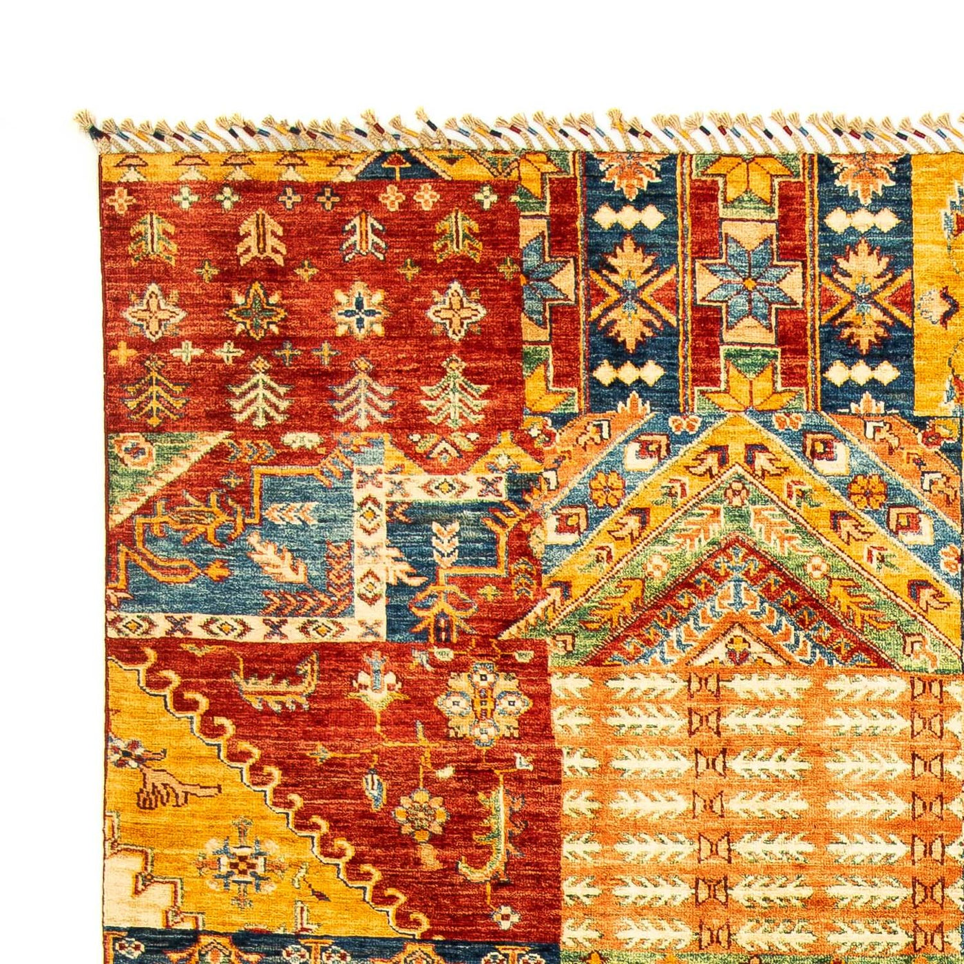 Patchwork tapijt 247x181cm - Perserteppich Wollteppich