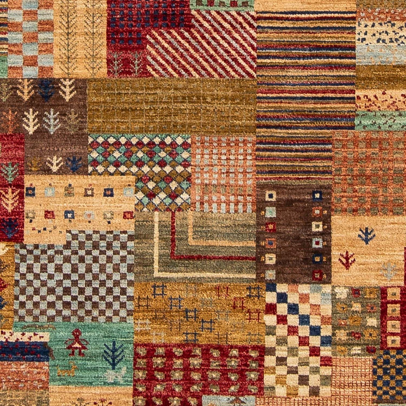 Gabbeh Tapijt - Loribaft Perzisch - 238 x 170 cm - lichtbruin