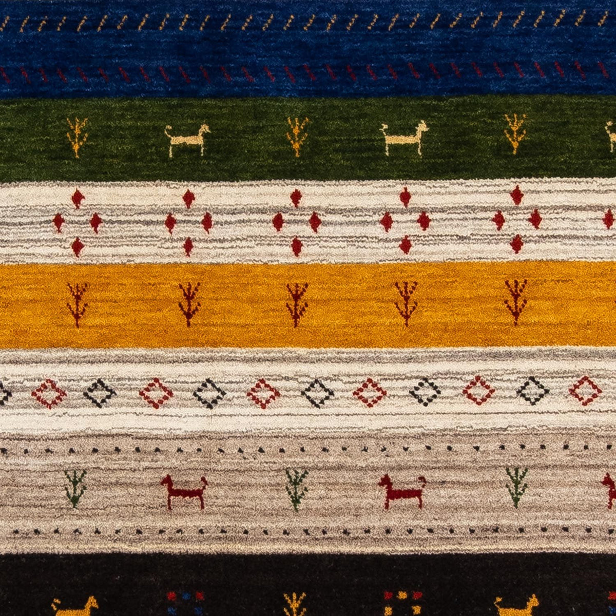 Gabbeh Tapijt - Loribaft Perzisch - 200 x 144 cm - veelkleurig